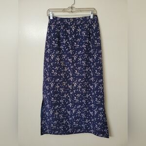 Vintage Y2K Bridgewater Floral Maxi Cottagecore Skirt